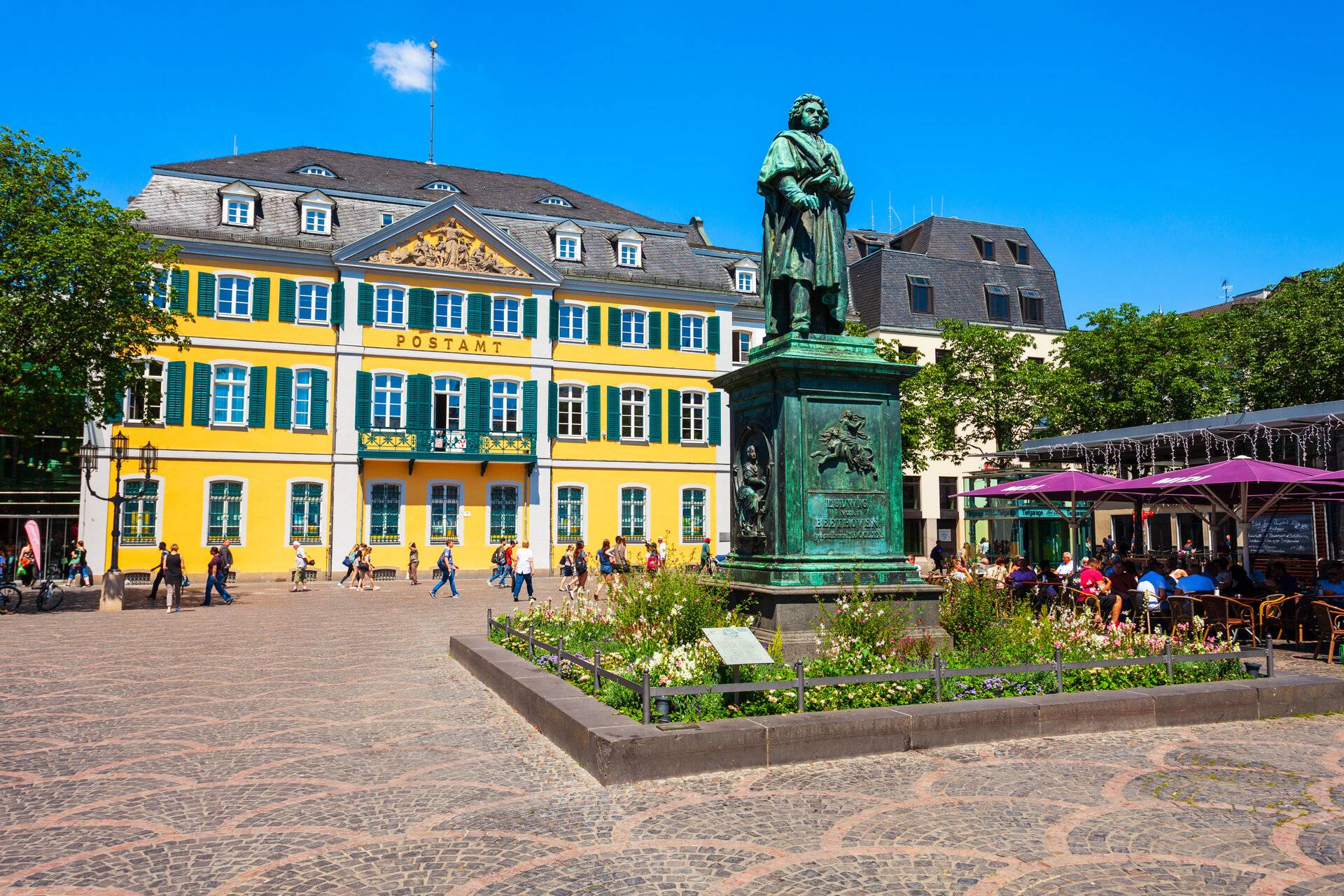 Beethoven Statur in Bonn