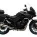Schwarzes Touring Motorrad mit Koffern | Motorrad Schutz